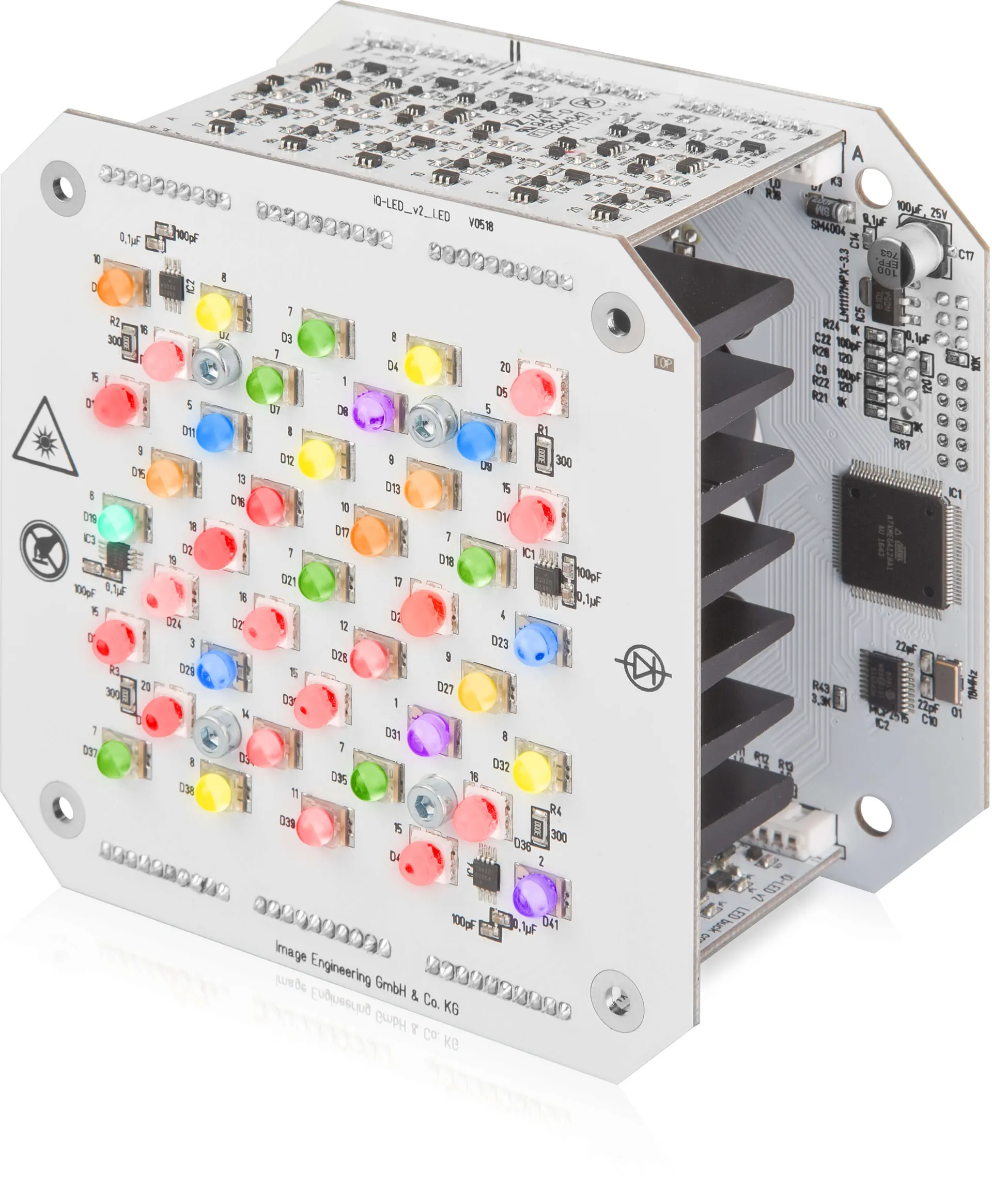 Figure 3: An iQ-LED light source with 41 high-power LEDs