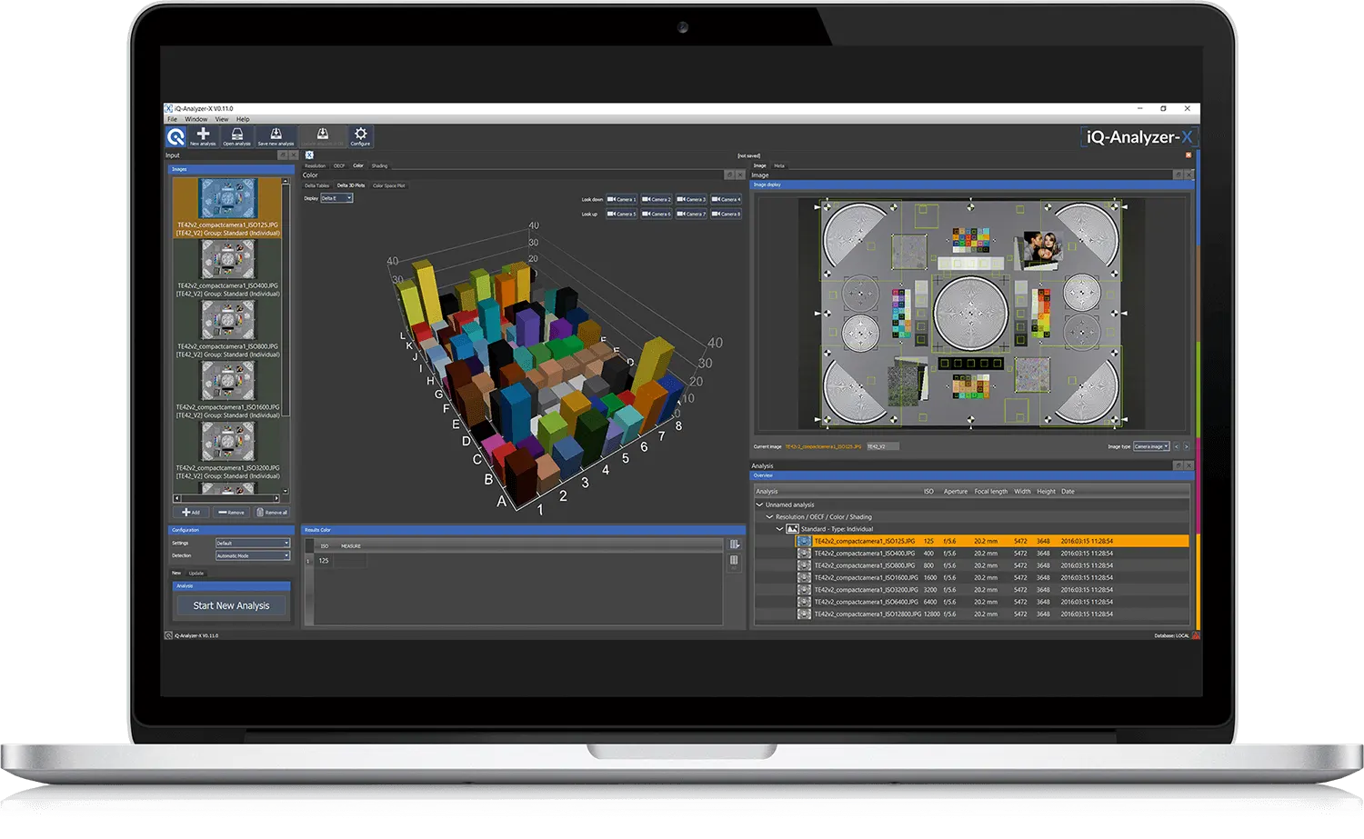 iQ-Analyzer-X color analysis - image quality testing software