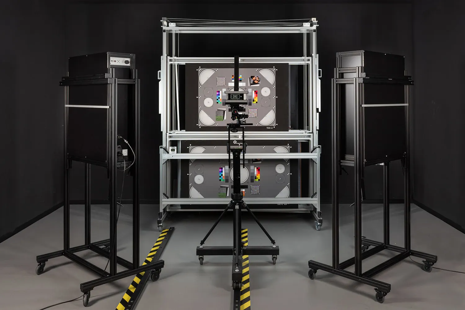 iQ-Flatlights test setup